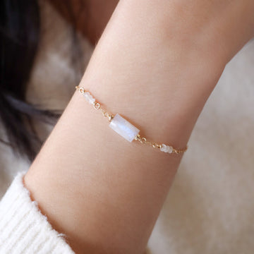 NORA | Bracelet pierre de lune - Hipsy